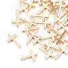 Brass Tiny Cross Charms X-KK-R037-49KC-1