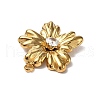304 Stainless Steel Rhinestone Pendants STAS-P395-11B-G-2