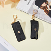 PU Leather Lipstick Holder Keychains AJEW-WH0270-203C-5
