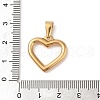 PVD Vacuum Plating 304 Stainless Steel Pendants STAS-R232-08B-G-3