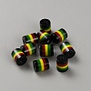 Jamaican Style Opaque Resin Beads RESI-WH20001-04-1