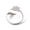 304 Stainless Steel Open Cuff Rings RJEW-Q808-02C-P-3
