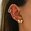 Elegant Stainless Steel Bowknot Earrings Set for Women LF8079-1