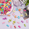 SOFPLATE 200Pcs Opaque Acrylic Beads SACR-SP0001-12-4