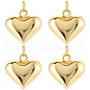 Beebeecraft 10Pcs Rack Plating Brass Pendants KK-BBC0014-73-1