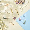 SUPERFINDINGS 30Pcs 5 Colors 316 Stainless Steel Earring Hooks STAS-FH0001-62-4