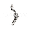 Retro 304 Stainless Steel Pendants STAS-I205-06AS-B-1