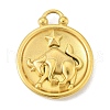 Real 18K Gold Plated Tone 304 Stainless Steel Pendants STAS-K291-01G-02-1