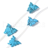 Dyed Synthetic Turquoise Beads Strands G-B136-A04-2