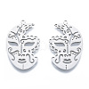 Non-Tarnish 201 Stainless Steel Pendants STAS-N090-LA947-1-1