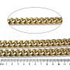 Oxidation Aluminum Diamond Cut Faceted Curb Chains CHA-H001-04G-3