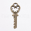 Alloy Key Pendants X-EA10901Y-AB-2
