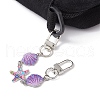 Ocean Theme Alloy Enamel Link Purse Strap Extenders AJEW-BA00124-01-2