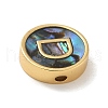 Brass Beads KK-U046-17G-D-2