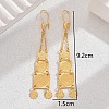 Vintage Exaggerated Square Coin Earrings for Party Banquet Accessories MO7384-1