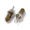 Natural Unakite Pendants G-K329-39P-3