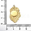 Plastic Pearl Pendants STAS-Q360-03F-G-3