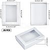 Rectangle Valentines Day Presents Packages Cardboard Jewelry Set Boxes CBOX-NB0001-03-4