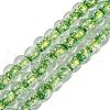 Handmade Foil Lampwork Beads Strands FOIL-K003-06B-13-1