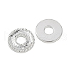 Brass Textured Linking Rings KK-K351-54P-2