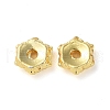 Rack Plating Brass Beads KK-M269-19G-1