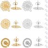 Unicraftale 304 Stainless Steel Stud Earring Findings STAS-UN0022-42-1