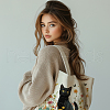 Canvas Women's Tote Bags ABAG-WH0057-002-5