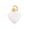Rack Plating Brass Enamel Pendants KK-P269-10G-05-1