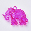 Transparent Acrylic Pendants TACR-T012-02-2