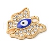 Alloy Enamel Rhinestone Glass Pendants X1-ENAM-U003-02G-03-2