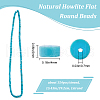 Beebeecraft 1 Strand Natural Howlite Beads Strands G-BBC0001-18-2