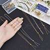 SUNNYCLUE 10Pcs 2 Colors 304 Stainless Steel Slider Necklace Making NJEW-SC0001-10-3