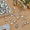 Glass Rhinestine Cabochons RGLA-FG0001-27-5