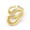 Brass Wrapped Open Cuff Rings RJEW-I100-01G-3