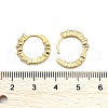Brass Micro Pave Clear Cubic Zirconia Hoop Earrings EJEW-D311-136G-3