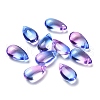 Transparent Glass Charms GLAA-O017-01H-1