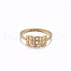 Number 201 Stainless Steel Adjustable Cuff Rings FS-WG22891-15-2