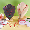 Eco-Friendly Korean Waxed Polyester Braided Adjustable Necklace Makings NJEW-TAC0015-03-11