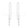 Stainless Steel Stud Earrings with Imitation Pearl AR9928-2-1