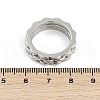 304 Stainless Steel Finger Ring for Women RJEW-A052-01A-P-5