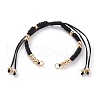 Adjustable Polyester Braided Cord Bracelet Making AJEW-JB00892-01-1