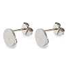 304 Stainless Steel Stud Earring Findings STAS-D371-02P-02-1