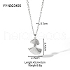 Stainless Steel Pendant Necklaces YV4192-4-2