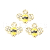 Golden Plated Alloy Enamel Charms ENAM-G212-18G-4