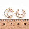 Brass Micro Pave Cubic Zirconia Pendants ZIRC-T016-10-3