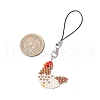 Glass Seed Bead Beaded Charm Mobile Straps HJEW-MZ00266-02-3