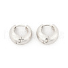 Brass Hoop Earrings for Women EJEW-U041-02P-4
