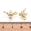 Brass Micro Pave Cubic Zirconia Pendants KK-N263-68G-3