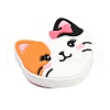 Cat Shape Silicone Beads SIL-V002-07C-2