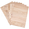 Rectangle Wood Breaking Boards WOOD-WH0131-02A-1